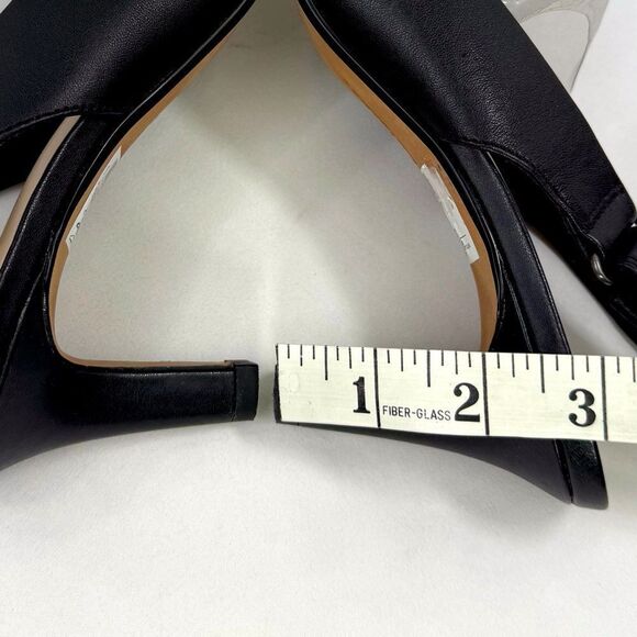 Elegant Black Slingback Heels - Picture 13 of 14